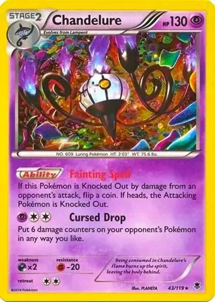 Chandelure (Chandelure · Cosmos Holo)