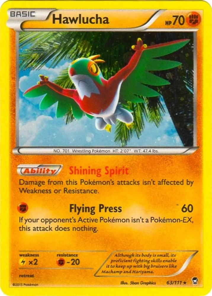 Hawlucha (Hawlucha · Cosmos Holo)