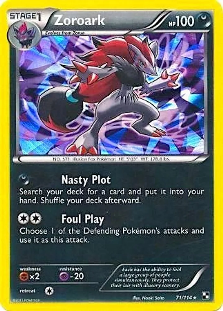 Zoroark (Cracked Ice Holo)