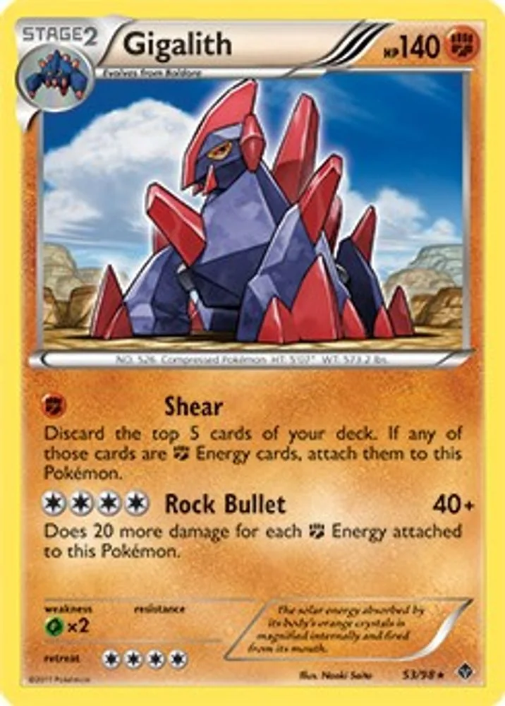 Gigalith (Cracked Ice Holo)