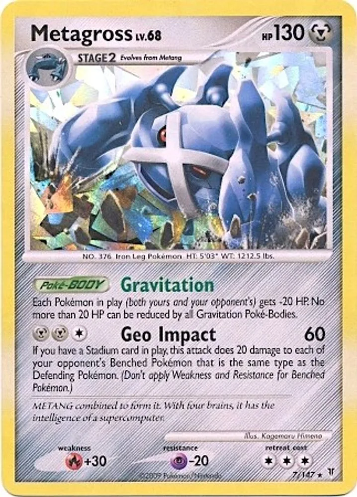 Metagross (Cracked Ice Holo)