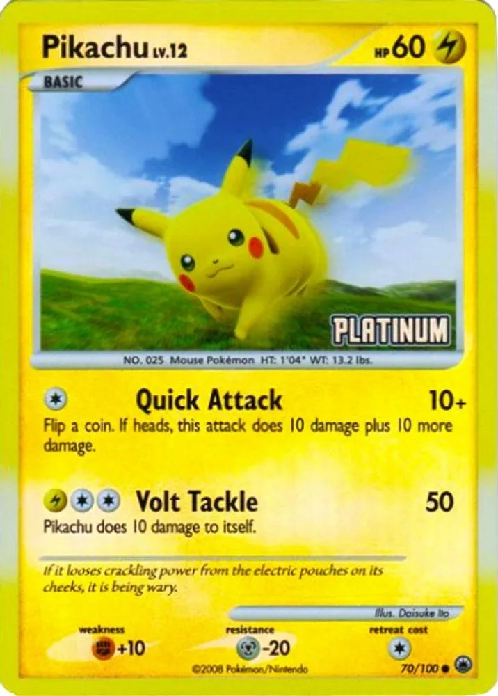Pikachu (Platinum)