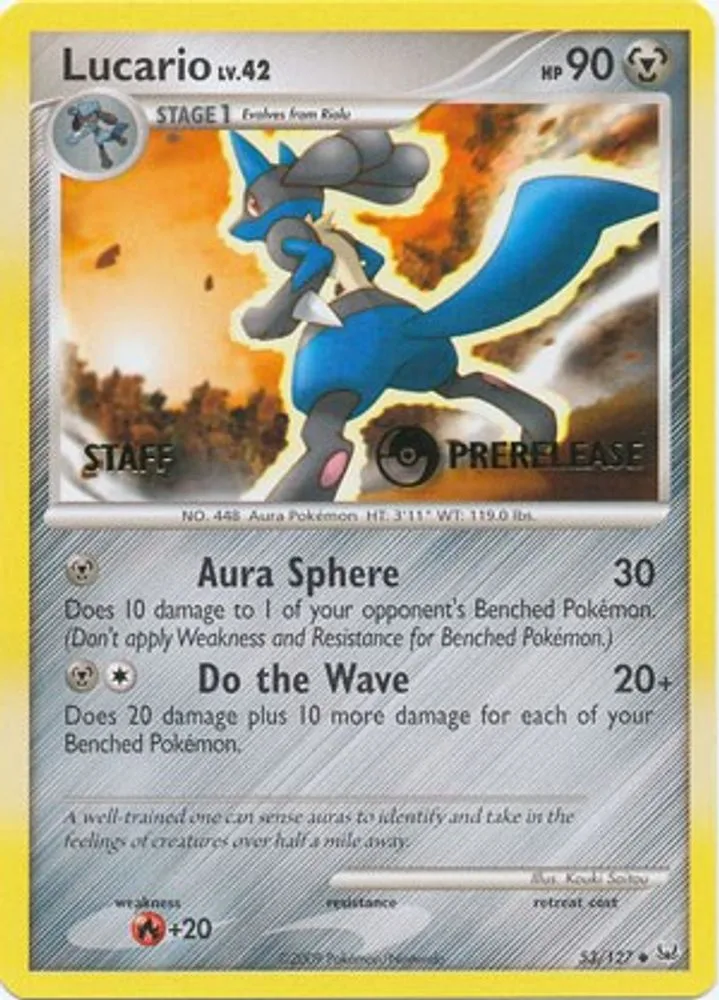 Lucario (Prerelease · Staff)