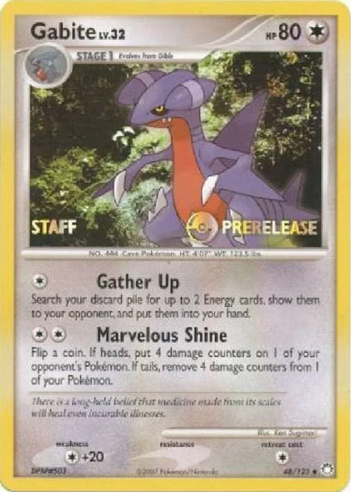 Gabite (Prerelease · Staff)