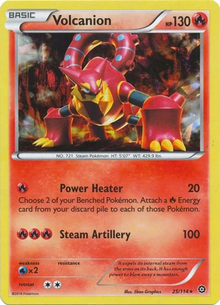 Volcanion (Cracked Ice Holo)