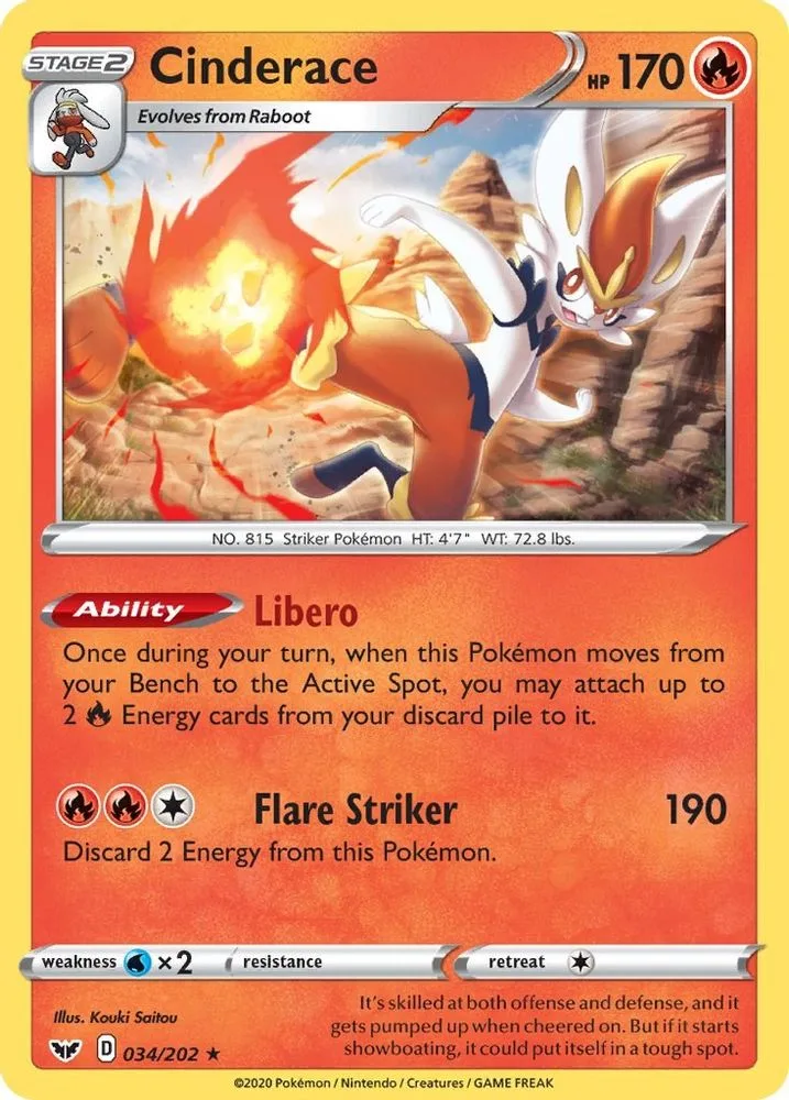 Cinderace (Cinderace · Non-Holo)