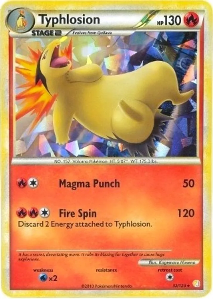 Typhlosion (Cracked Ice Holo)