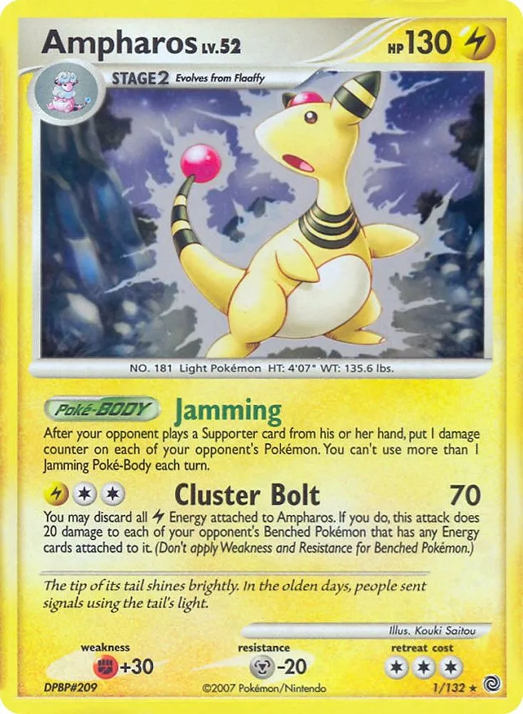 Ampharos (DP Secret Wonders)
