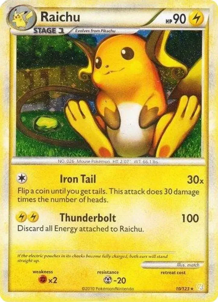 Raichu (Raichu · Cracked Ice Holo)