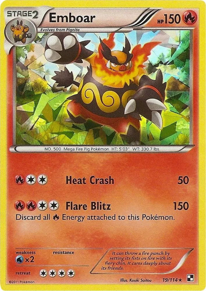 Emboar (Cracked Ice Holo)