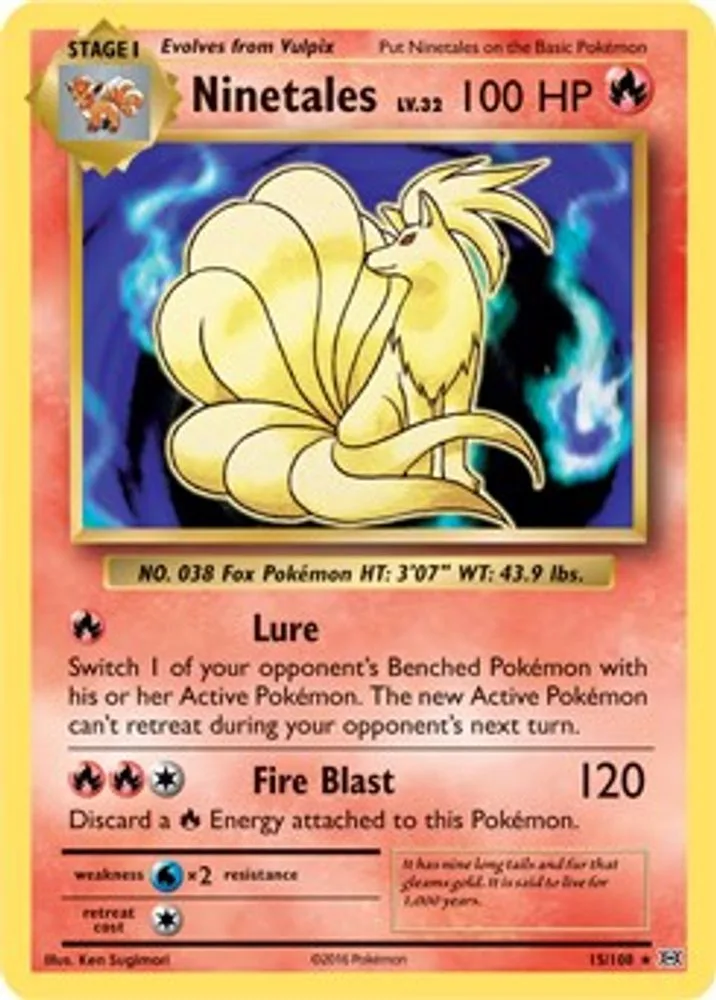 Ninetales (XY Evolutions · Non-Holo)