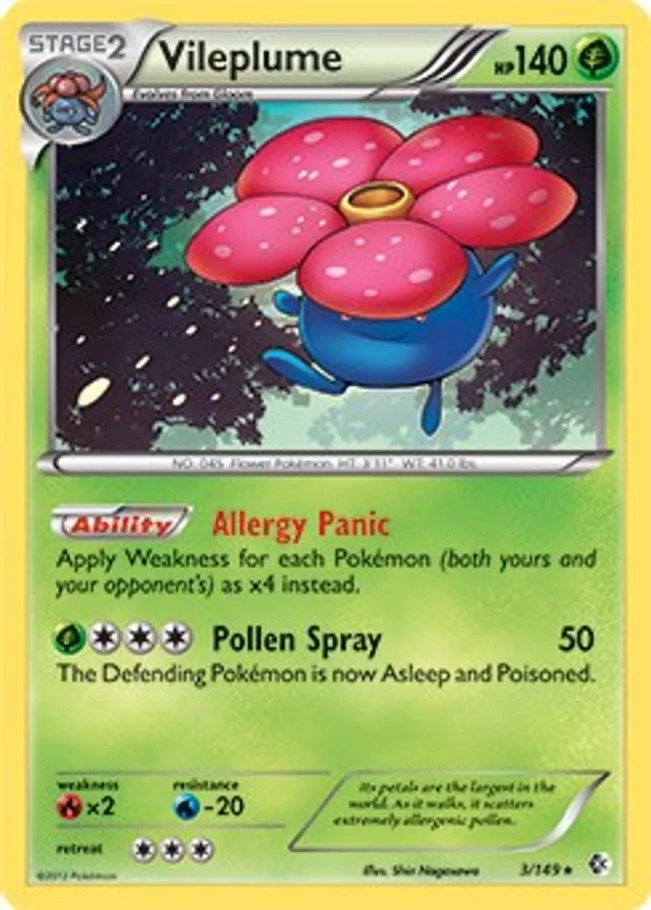 Vileplume (BW Boundaries Crossed)