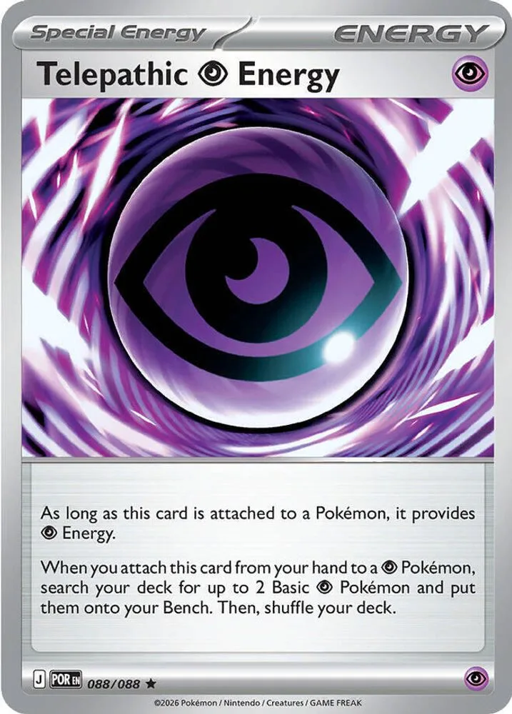 Telepathic Psychic Energy (Non-Holo)