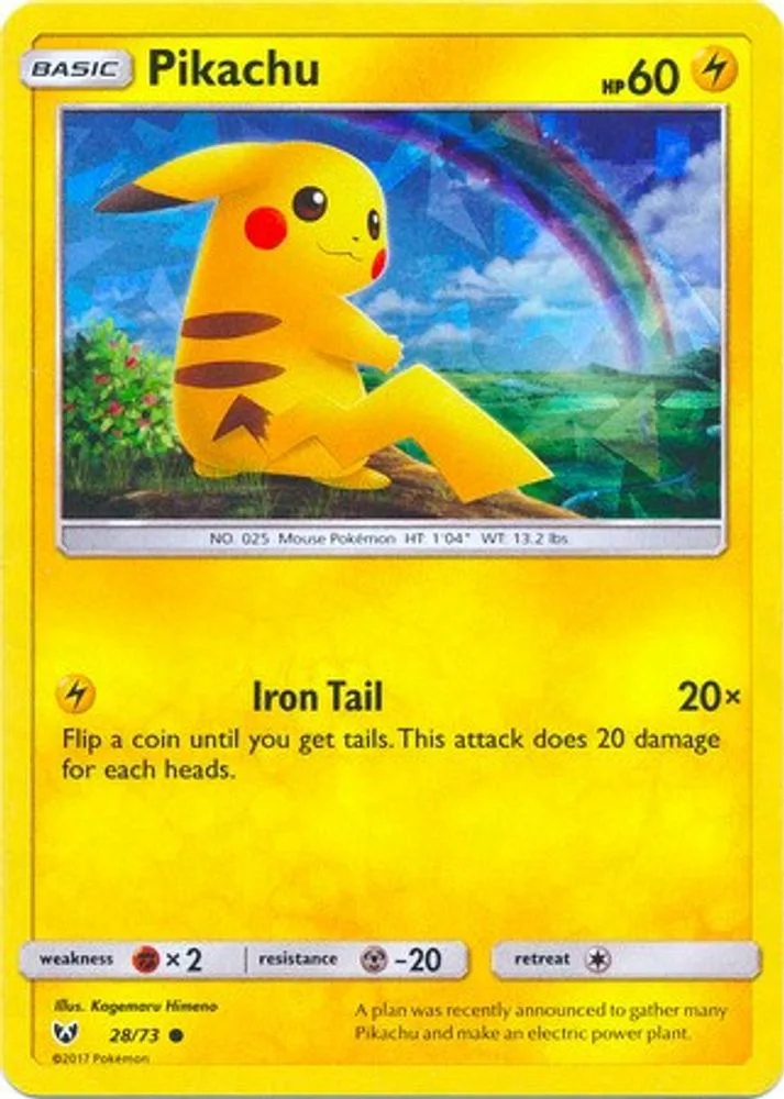 Pikachu (Pikachu · Cracked Ice Holo)