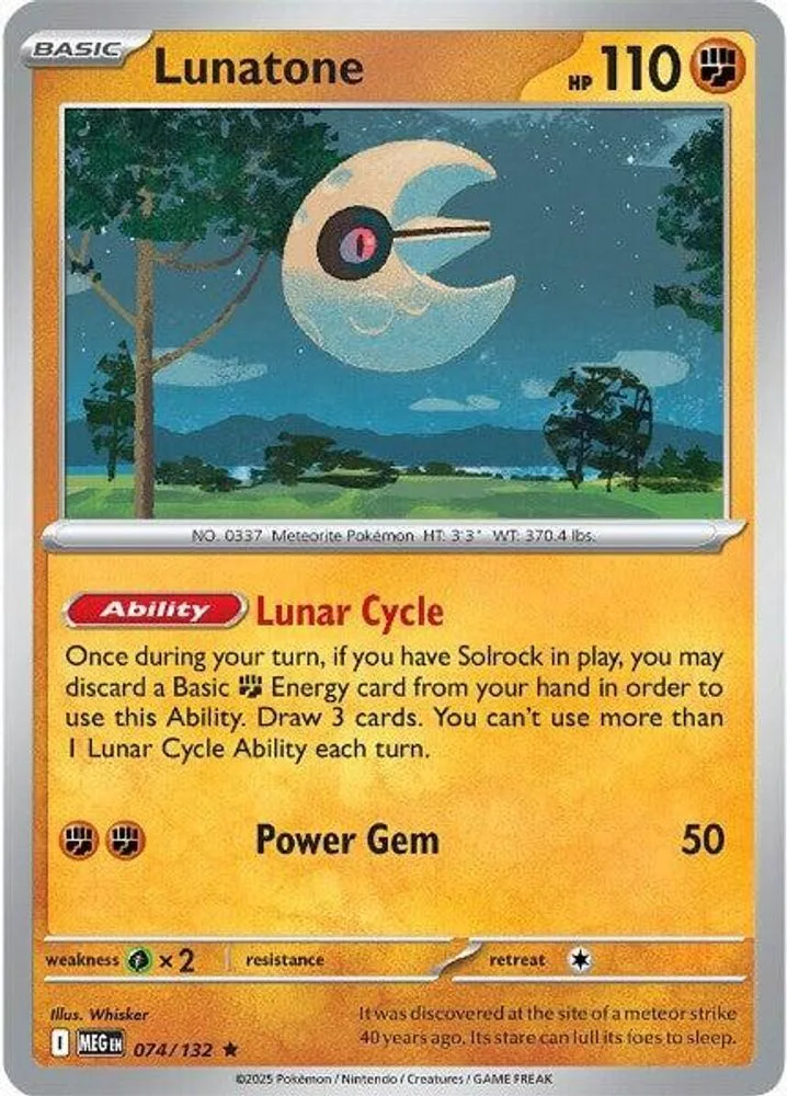 Lunatone (Non-Holo)