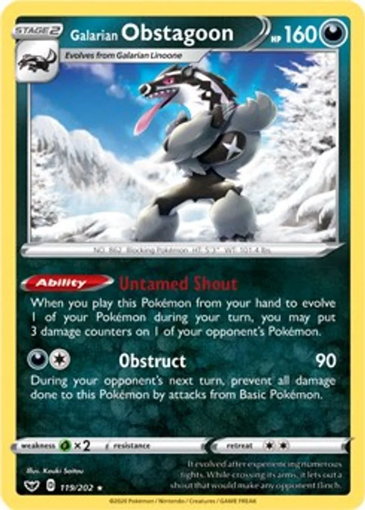 Galarian Obstagoon (Galarian Obstagoon)
