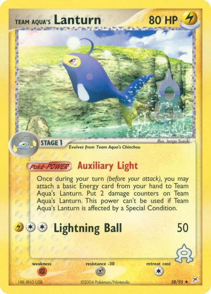 Team Aqua's Lanturn
