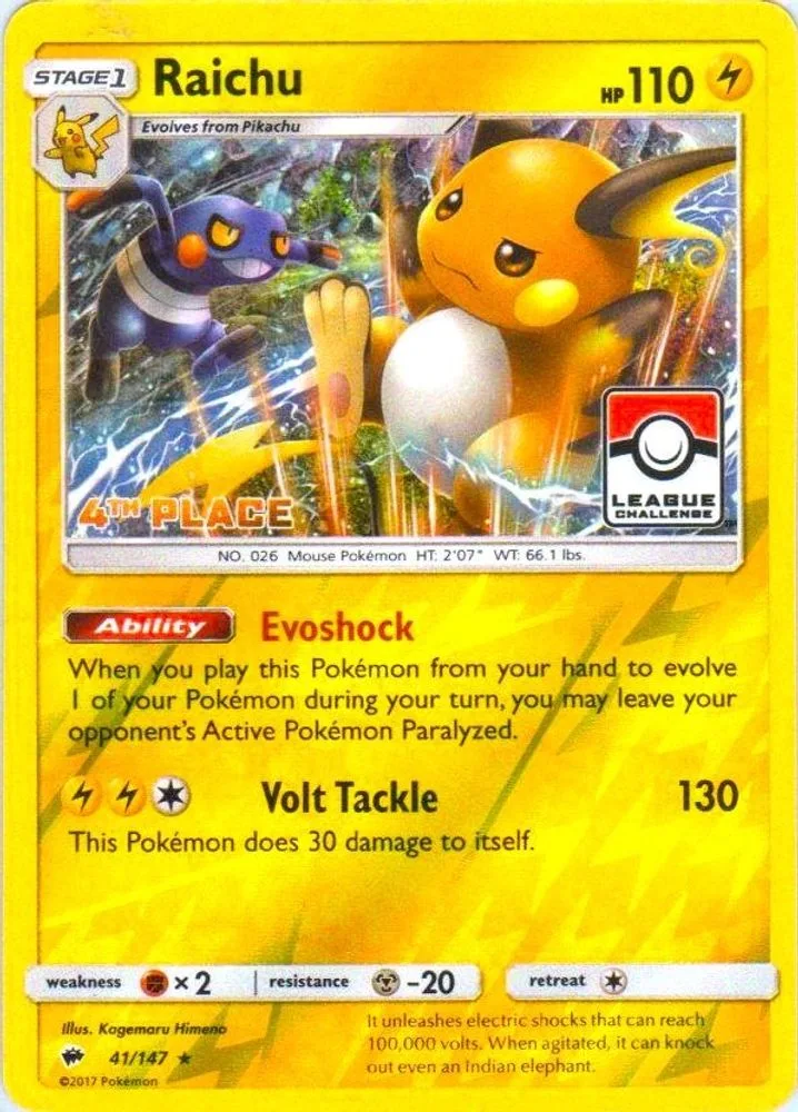 Raichu (League Challenge · 4th Place)