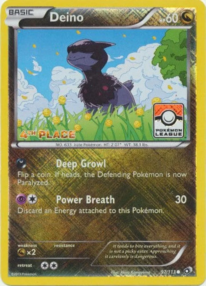 Deino (Pokemon League · 4th Place)