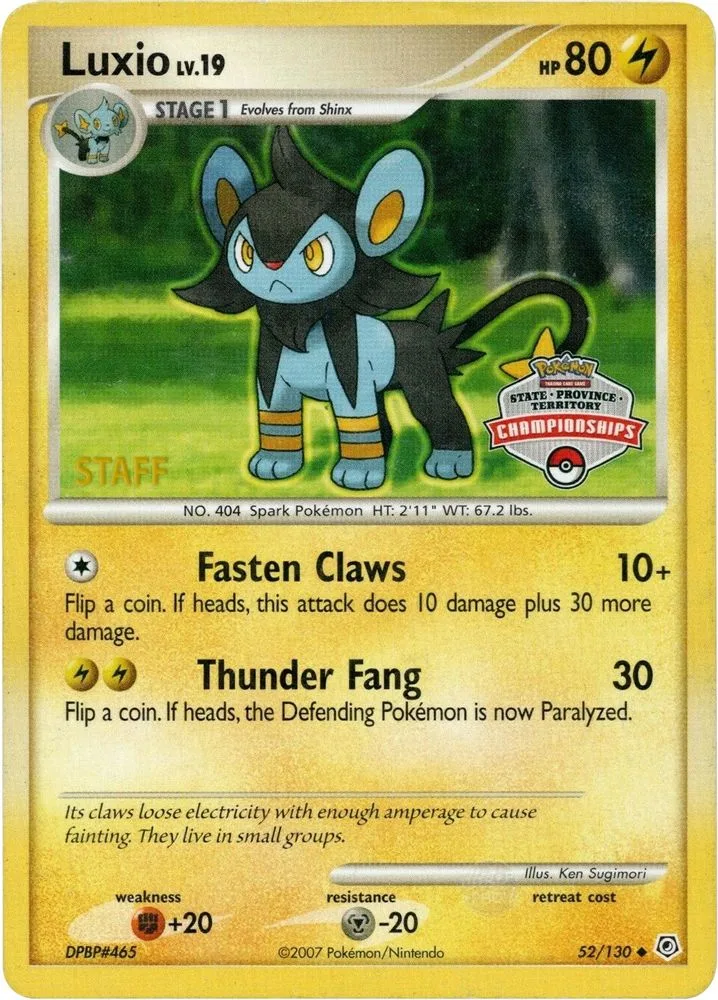 Luxio (Luxio · State Championships · Staff)