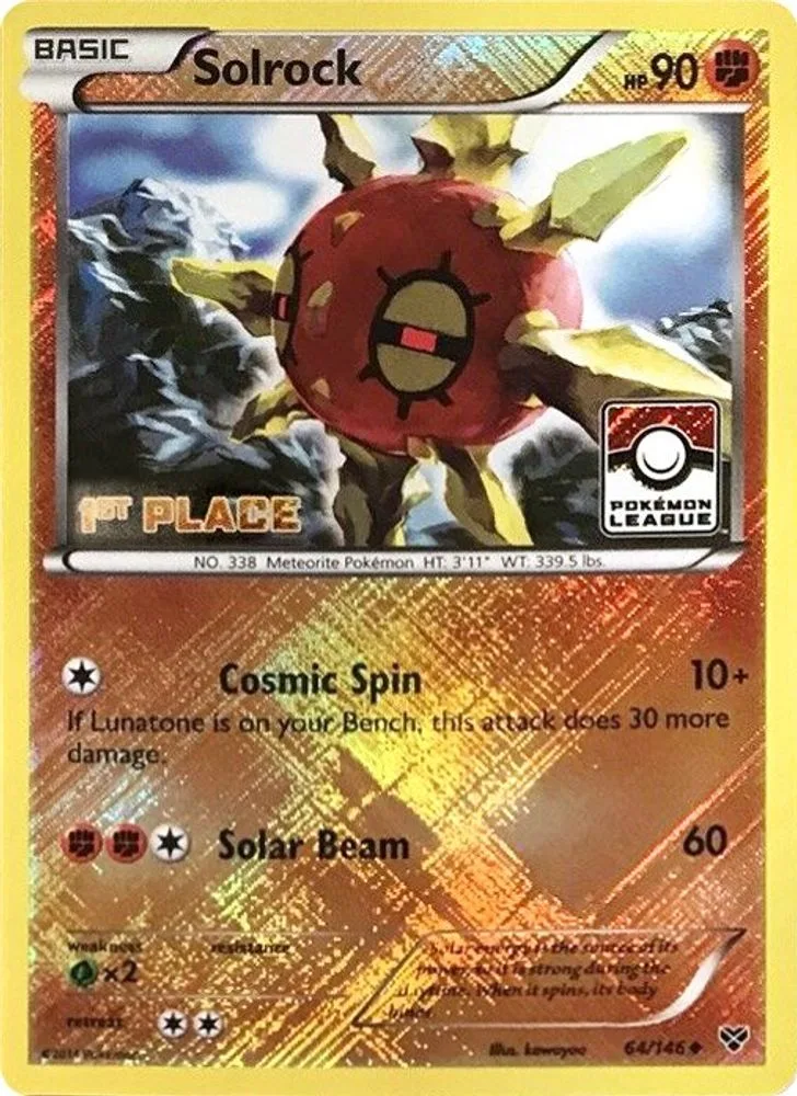 Solrock (Pokemon League · 1st Place)