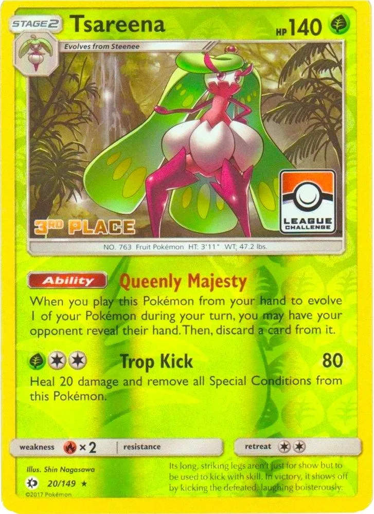 Tsareena (League Challenge · 3rd Place)