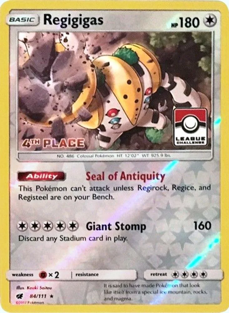 Regigigas (League Challenge · 4th Place)