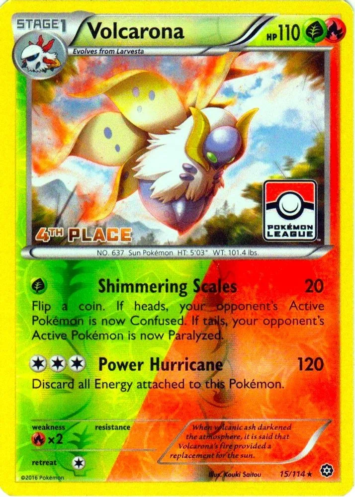 Volcarona (Pokemon League · 4th Place)