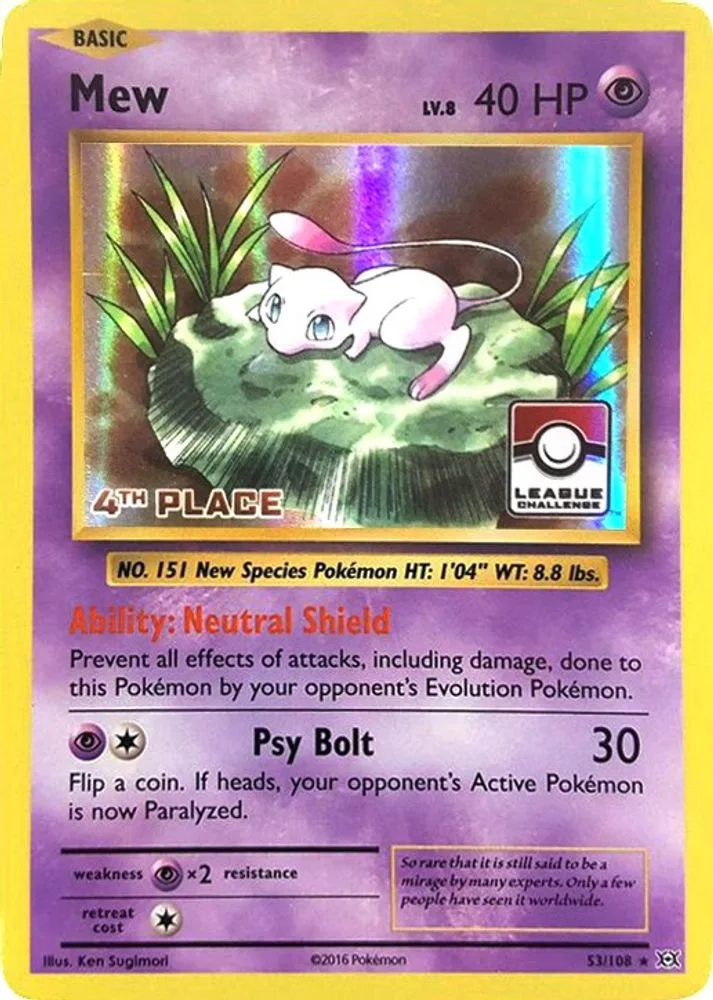 Mew (League Challenge · 4th Place)