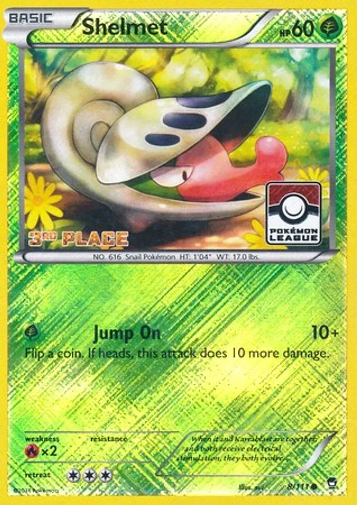 Shelmet (Pokemon League · 3rd Place)