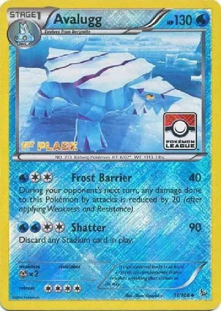 Avalugg (Pokemon League · 1st Place)