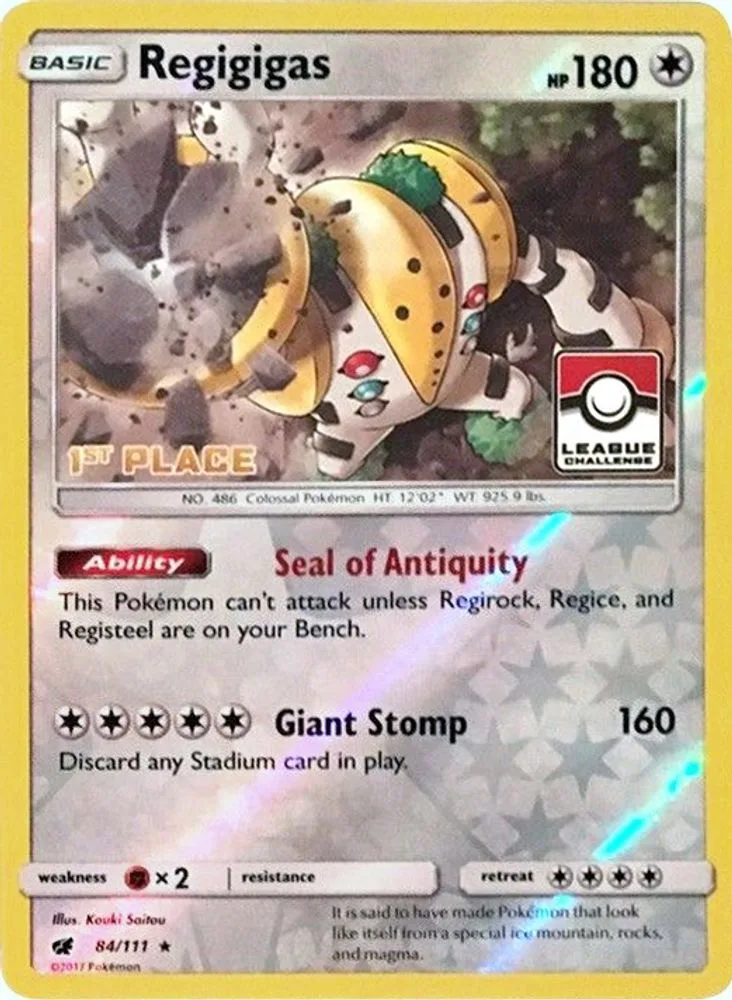Regigigas (League Challenge · 1st Place)
