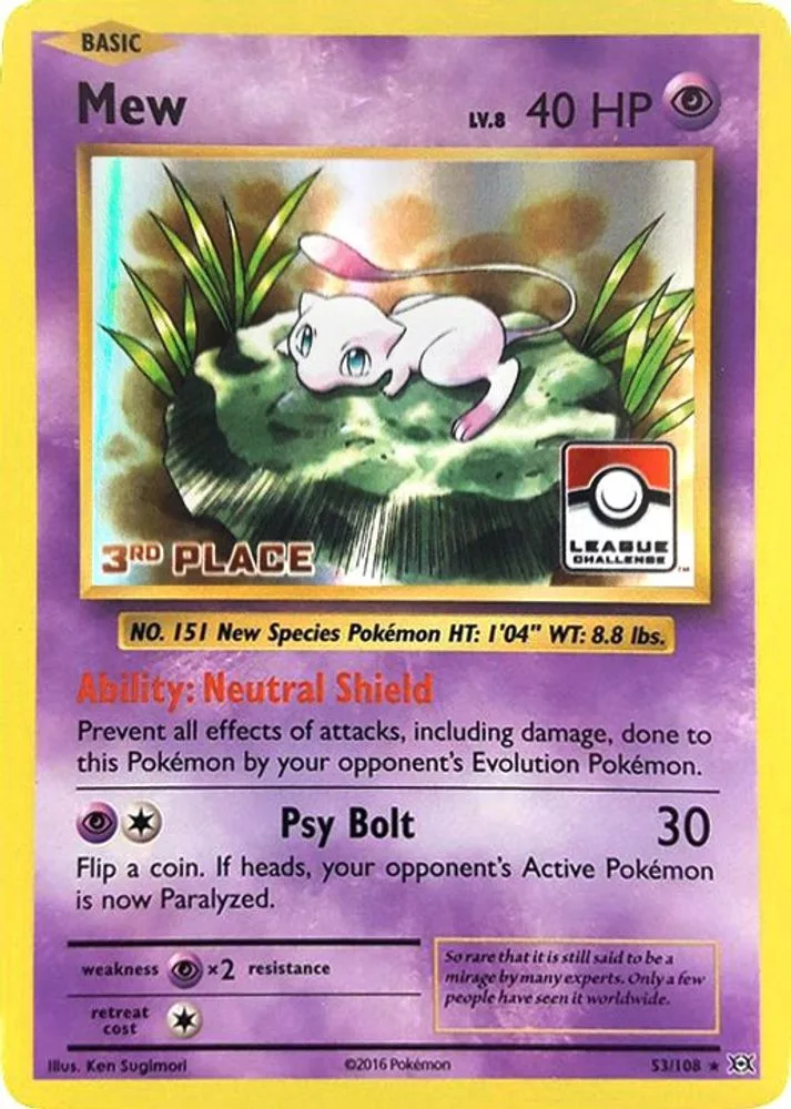 Mew (League Challenge · 3rd Place)