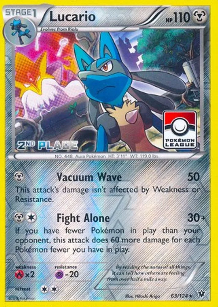 Lucario (Pokemon League · 2nd Place)