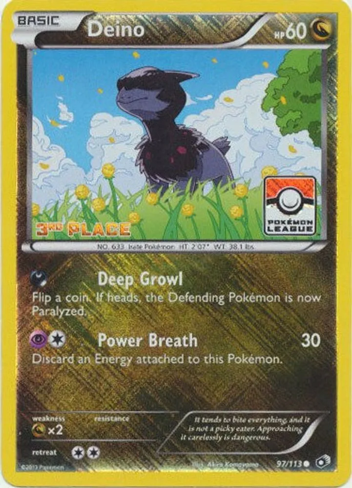 Deino (Pokemon League · 3rd Place)