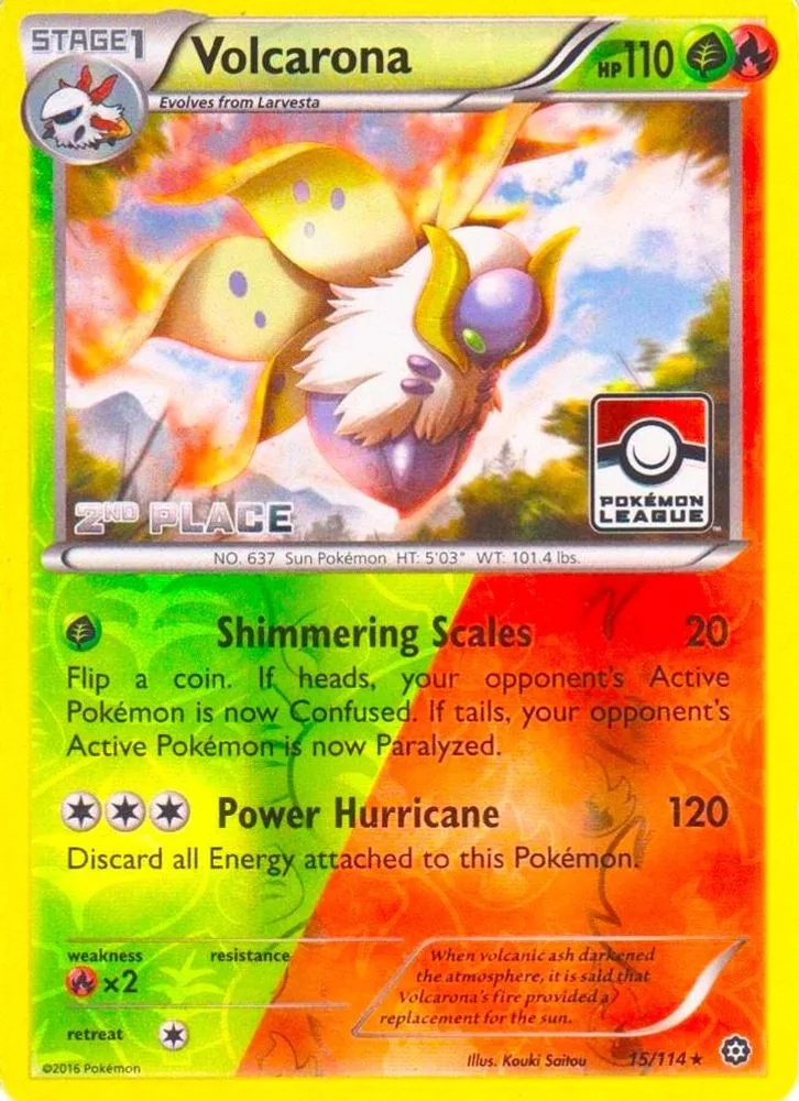 Volcarona (Pokemon League · 2nd Place)