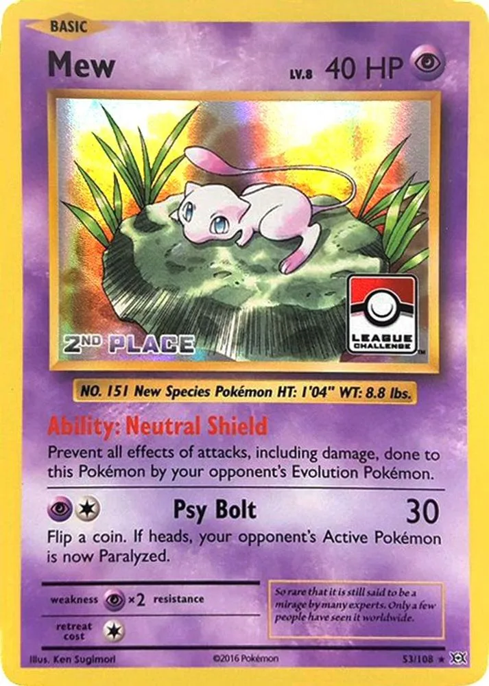 Mew (League Challenge · 2nd Place)