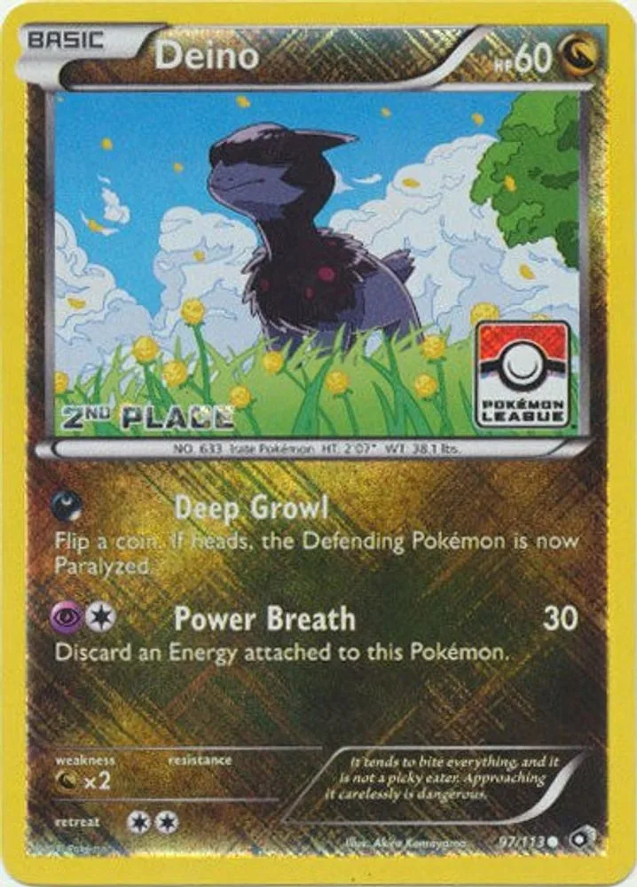 Deino (Pokemon League · 2nd Place)