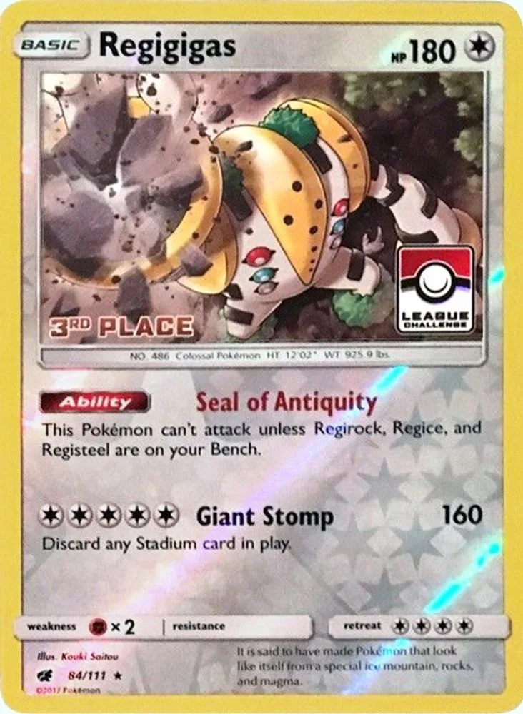 Regigigas (League Challenge · 3rd Place)