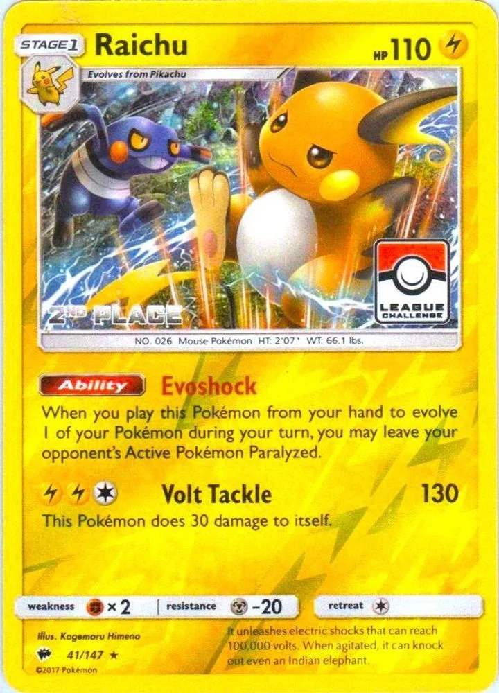 Raichu (League Challenge · 2nd Place)