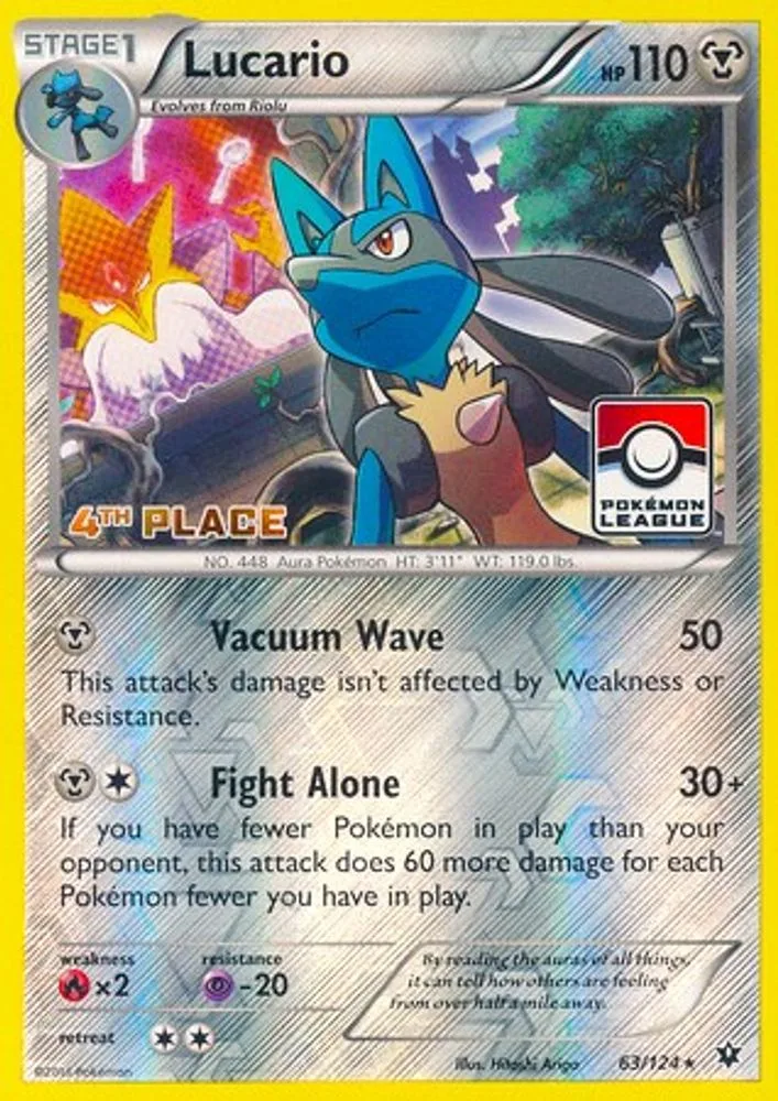 Lucario (Pokemon League · 4th Place)