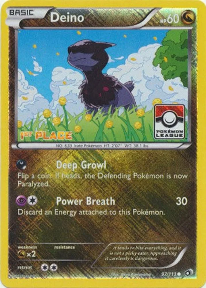 Deino (Pokemon League · 1st Place)