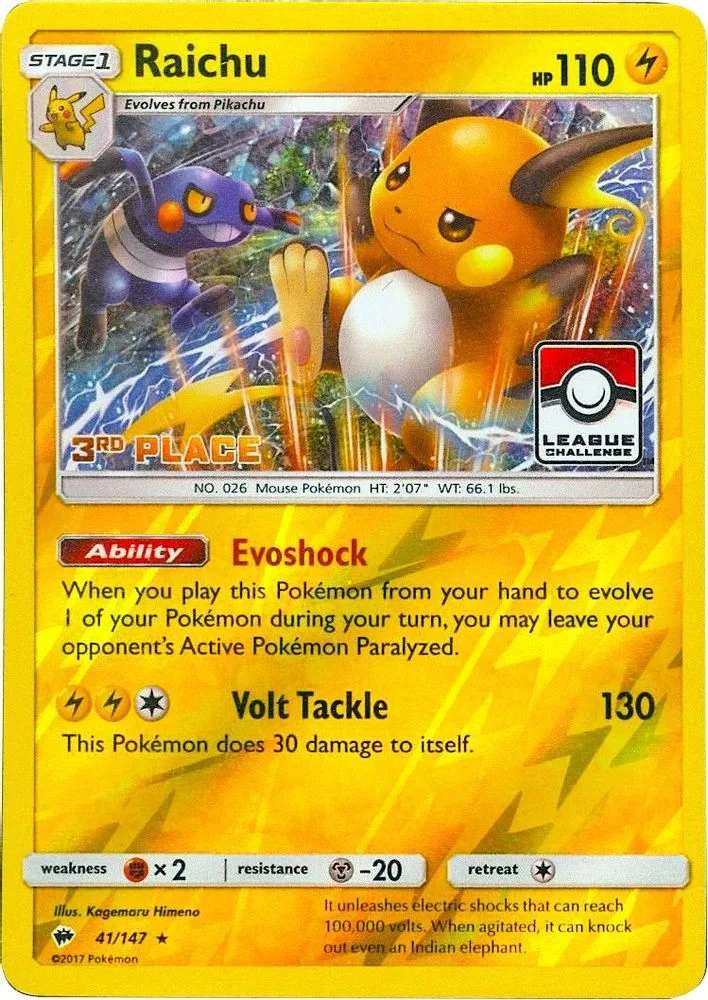 Raichu (League Challenge · 3rd Place)