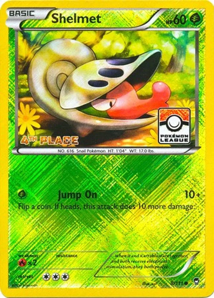 Shelmet (Pokemon League · 4th Place)