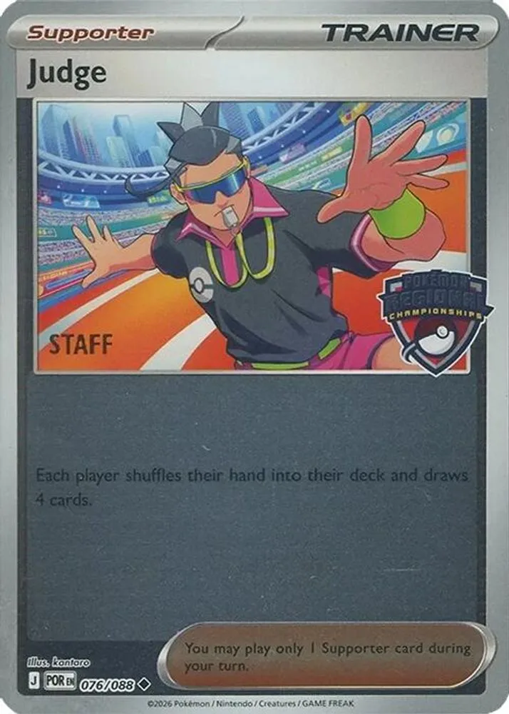 Judge (Regional Championships · Staff)