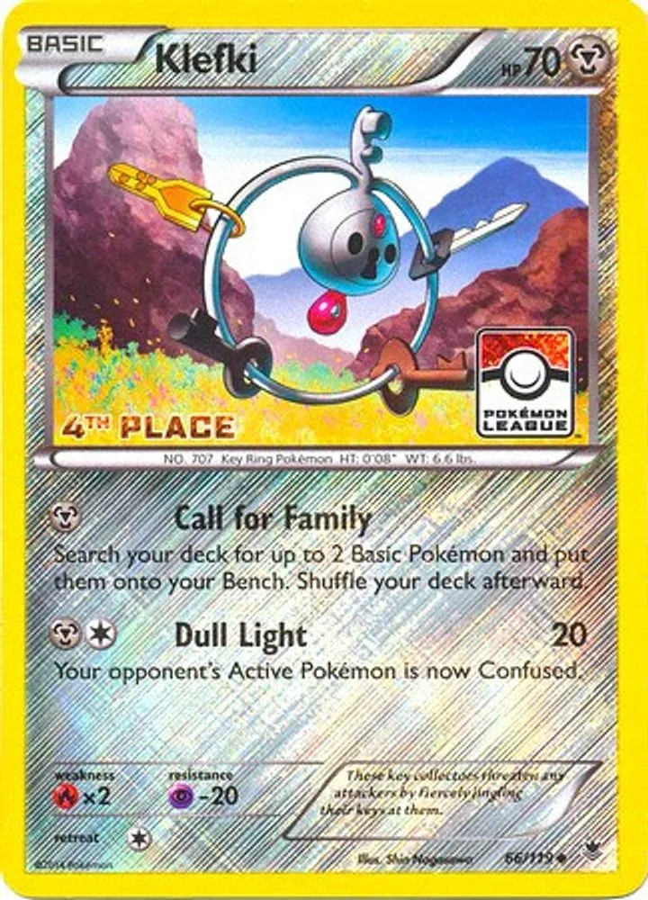 Klefki (League Promo · 4th Place)