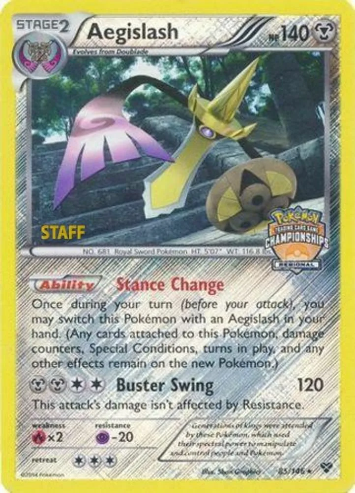 Aegislash (Regional Championships · Staff)