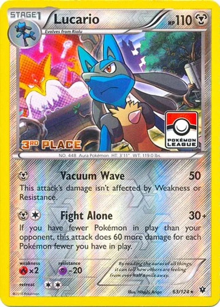 Lucario (Pokemon League · 3rd Place)