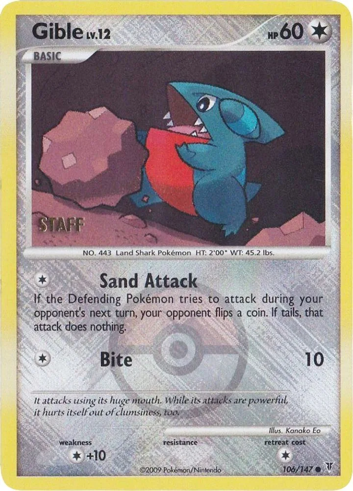 Gible (Championship Promo · Staff)