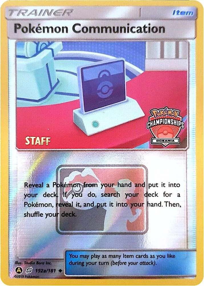Pokemon Communication (Oceania Championships · Staff)